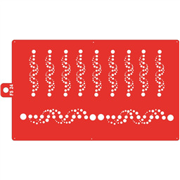 Трафарет 24, размер 18х30 см