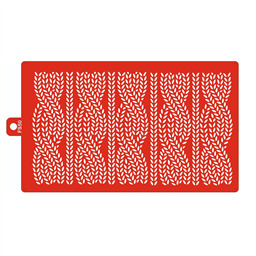 Трафарет 50 Мелкая вязка. Размер рисунка: 15,8*27,7 см