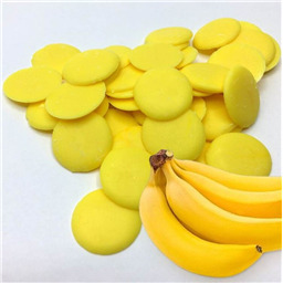 Цветная Желтая глазурь со вкусом банана, 200 г