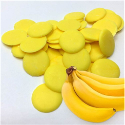 Цветная Желтая глазурь со вкусом банана, 250 г