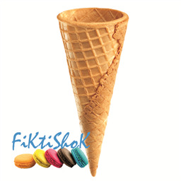 Вафельный рожок, ровный край, 11 см